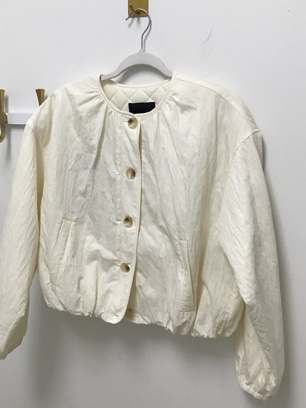 Sanctuary dandelion Women's Ivory Button-Front Lightweight Jacket